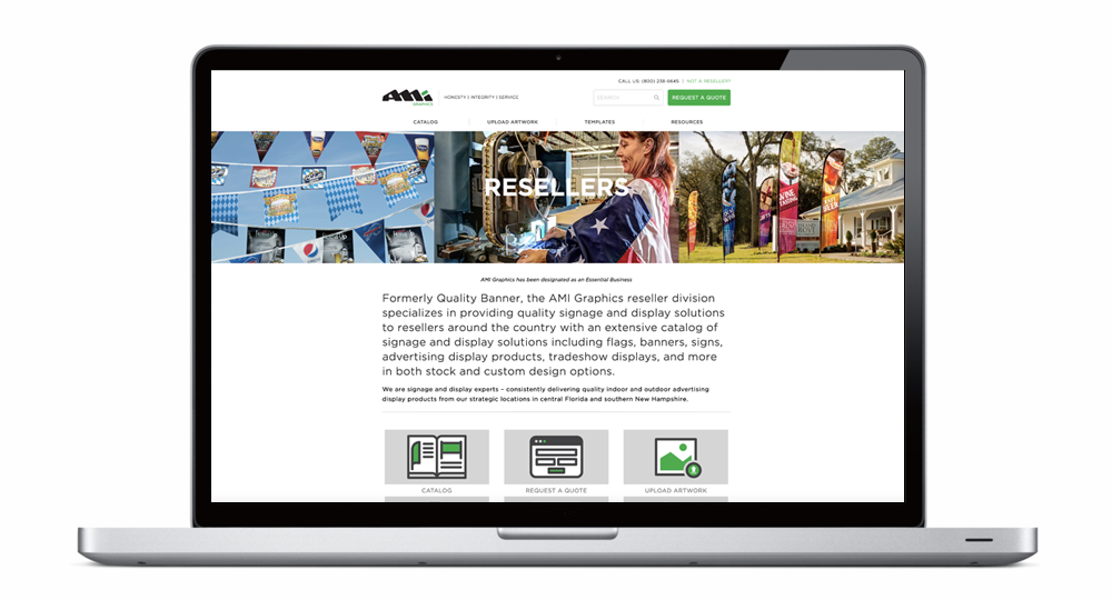 AMI Resellers - Website